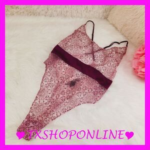 💗👙{Victoria's Secret} Sexy Mesh High Leg Bodysuit Teddy 👙💗NWT